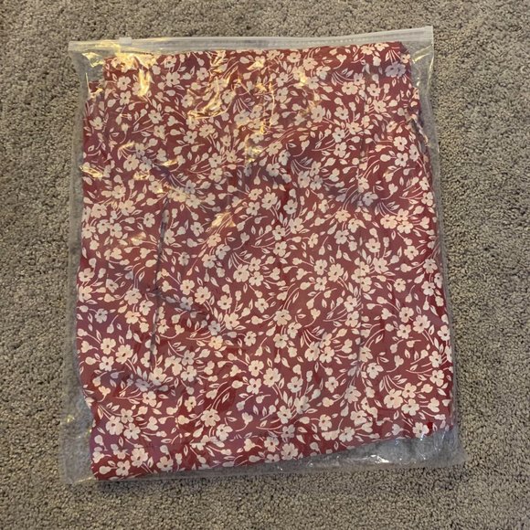 Reformation Red Floral Midi Dress - Picture 6 of 12